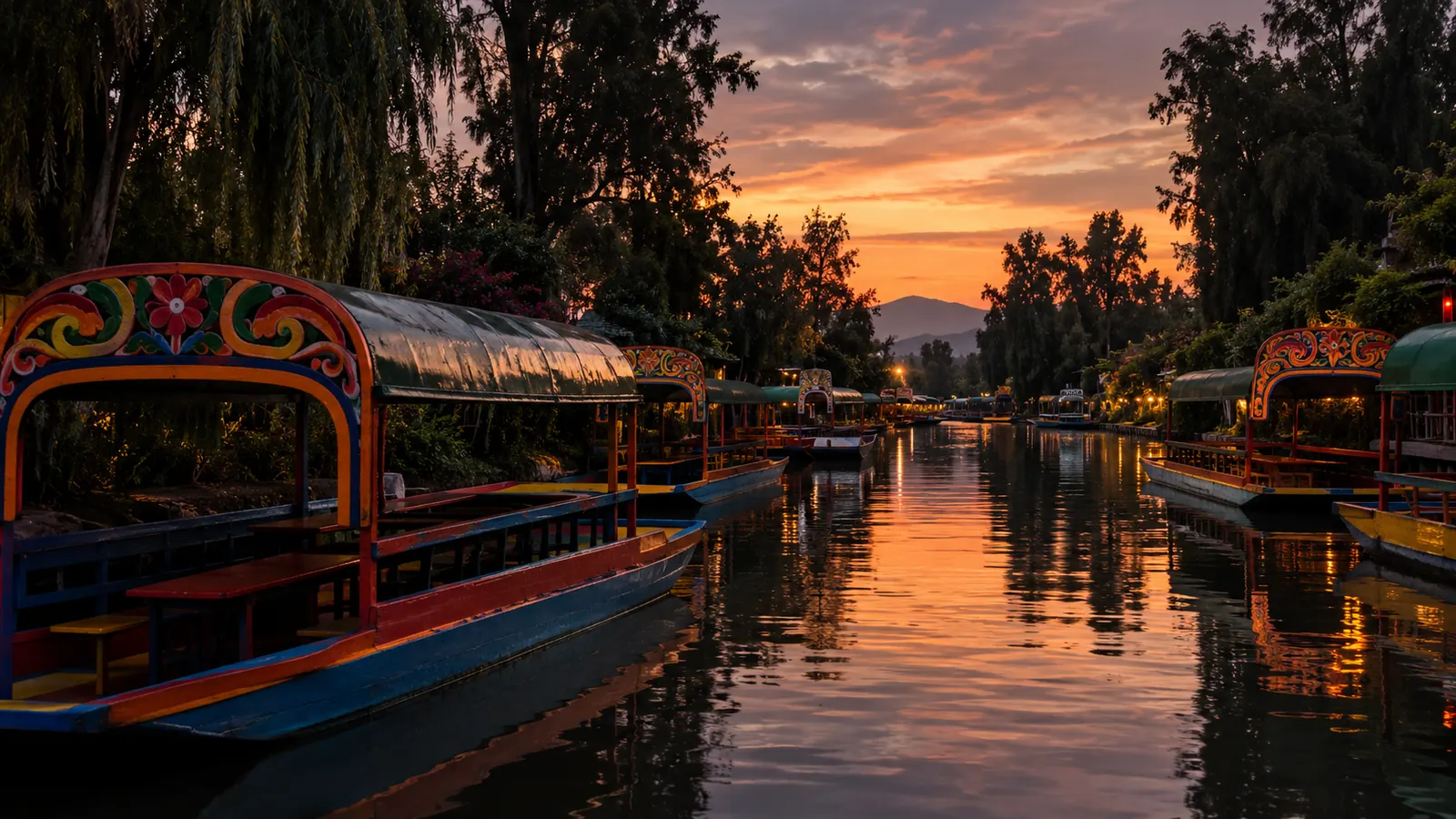 Schwimmende Gärten von Xochimilco